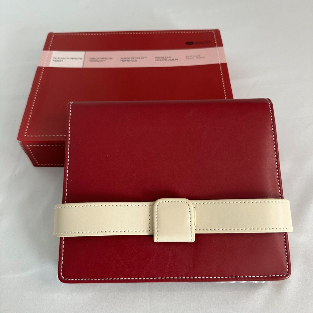Creative Memories 4x6 Picfolio In Minutes  Scrapbook/Photo Book Red